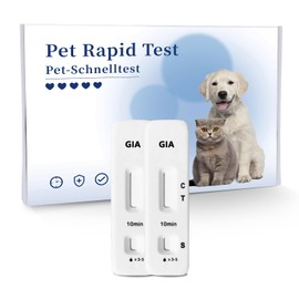 BELABB® 2 x Giardien Schnelltest für Hunde und Katzen Test-Sets - Erkennung von Durchfall, Übelkeit und Gewichtsverlust - Spezialisierte Entwicklung von Kits zum Nachweis von Darmparasiten