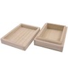 Small Paulownia Boxes, Total Paulownia Boxes, Mini Size, Set of