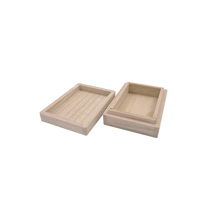 Small Paulownia Boxes, Total Paulownia Boxes, Mini Size, Set of