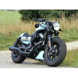 JBSporty  Sportster 48 Vinyl Fork BLACK OUT KIT Harley 2 BONUS SHEETS 2016-2022