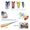 Renashed 16 PCS Fabric Bias Tape Maker Kit for Sewing