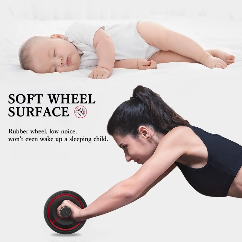 READAEER Ab Roller Wheel, Heavy Duty Workout Equipment for Home