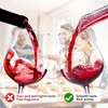 Kearning Wine Aerator Pourer Spout Rich Bubbles Decanter Spout Wine