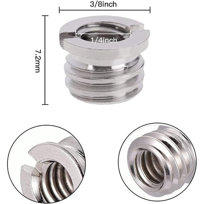 Convert Screw Adapter, 12 Pcs Camera Convert Screws, 1/4 Inch