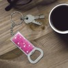 GRAPHICS & MORE Cute Hearts Love Pattern on Pink Keychain