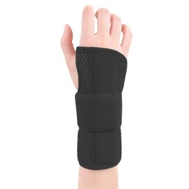 AYNKH Adjustable Wrist Brace with 2 in 1 Steel Plate Wrist Splint Carpal Tunnel Compression Splint for Arthritis Tendonitis Sprains (M, Right)