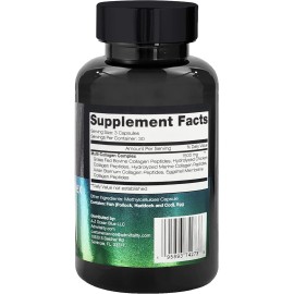 ADN Vitality Collagen Peptides 1500 mg Hydrolyzed Bovine Collagen 90 ct Exp 1225