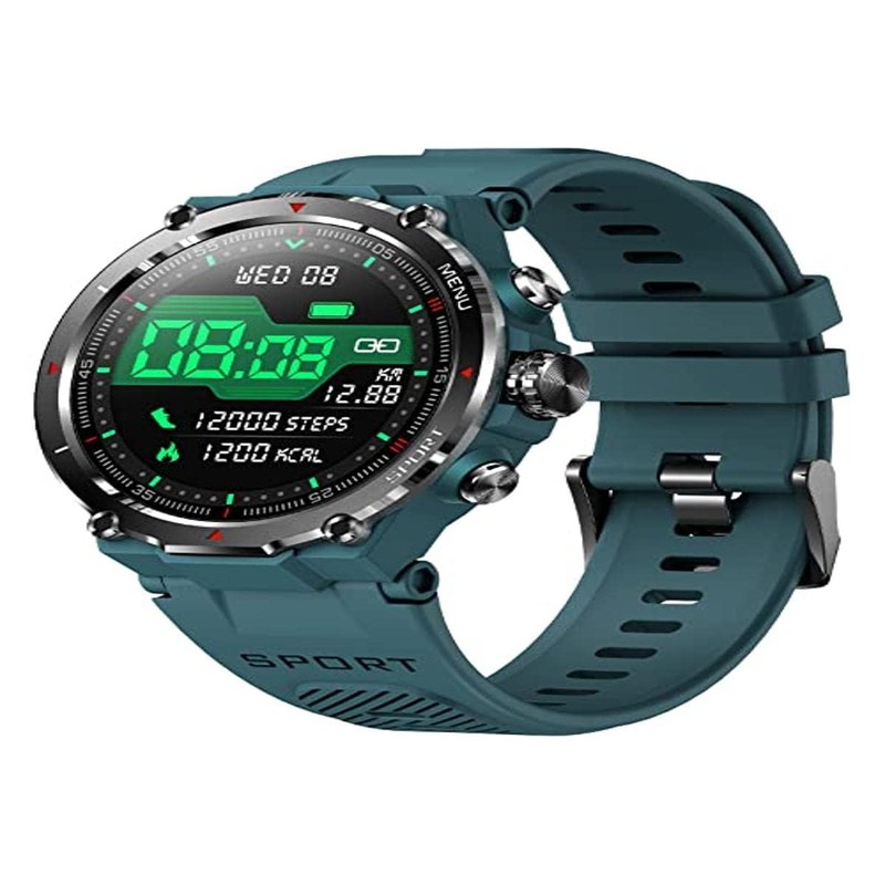 Hm09, Smart Watches Hombre, Azul (Blue), 10.43 X 4.86 X