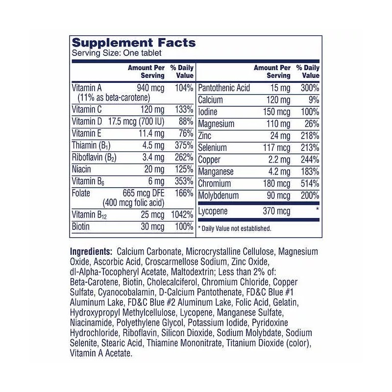 One A Day, Men's 50+ Complete Multivitamin, 300 Count