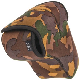 Impulsfoto Universal Waterproof Neoprene Camera Case for Medium SLR DSLR SLR Cameras with Lens in Camouflage, Camouflage