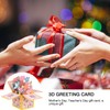 TOCCOOL 3D Flower Pop-Up Greeting Card, Handmade Floral Bouquet Card