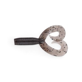 Grub Double Tail 5 Inch Soft Plastic Jig Trailers 1620 176 Cinnamon with Black Flak Fishing Lures Bass Jigging Bait Jig Lure Weedless Soft Plastic Swimbait Accessories Freshwater