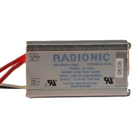 Radionic EL75HA Halogen Power Supply: Use with (1), (2), or (3) 20W