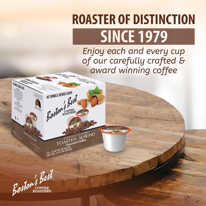 Toasted Almond Gourmet Coffee by Bostons Best for - 42