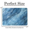 DAJDC Blue Marble Kitchen Glass Cutting Board Ocean Decorative Gift
