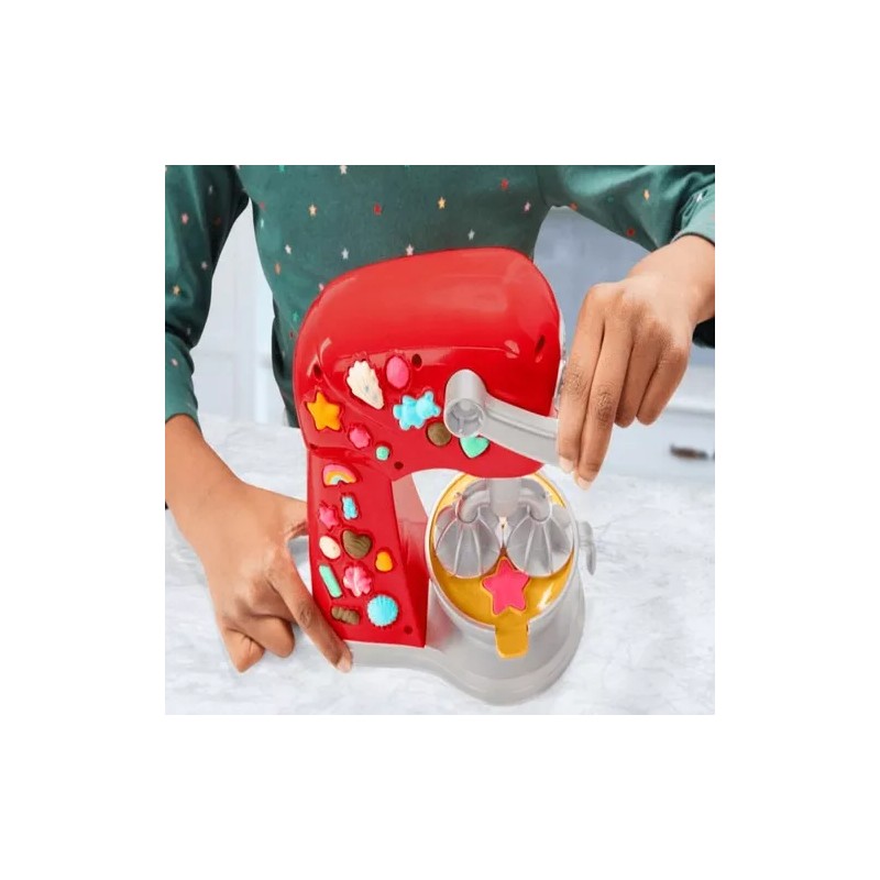 Play-Doh Batidora Mágica Color Rojo Masa Kitchen Creations Batidora Con