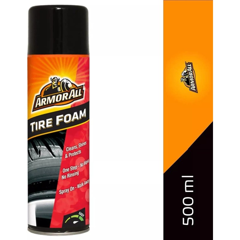 Armor All Tire Foam, Tire Cleaner Spray for Cars, Trucks,