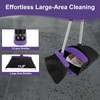 Broom with Dustpan Combo Set and Silicone Air Broom Kit,