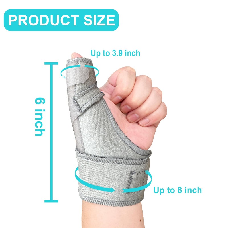 Trigger Thumb Splint - Thumb Spica Support Brace Stabilizer for