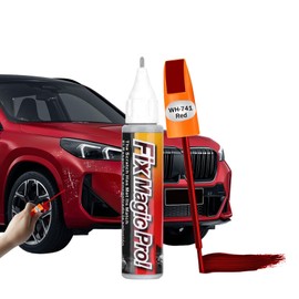 QZTYTY Touch Up Paint for Cars, Automotive Paint Scratch Repair, Two-In-One Car Touch Up Paint Fill Paint Pen, Car Accessories Scratch Remover Pen Universal for Scratch Repair Various Cars (Red)