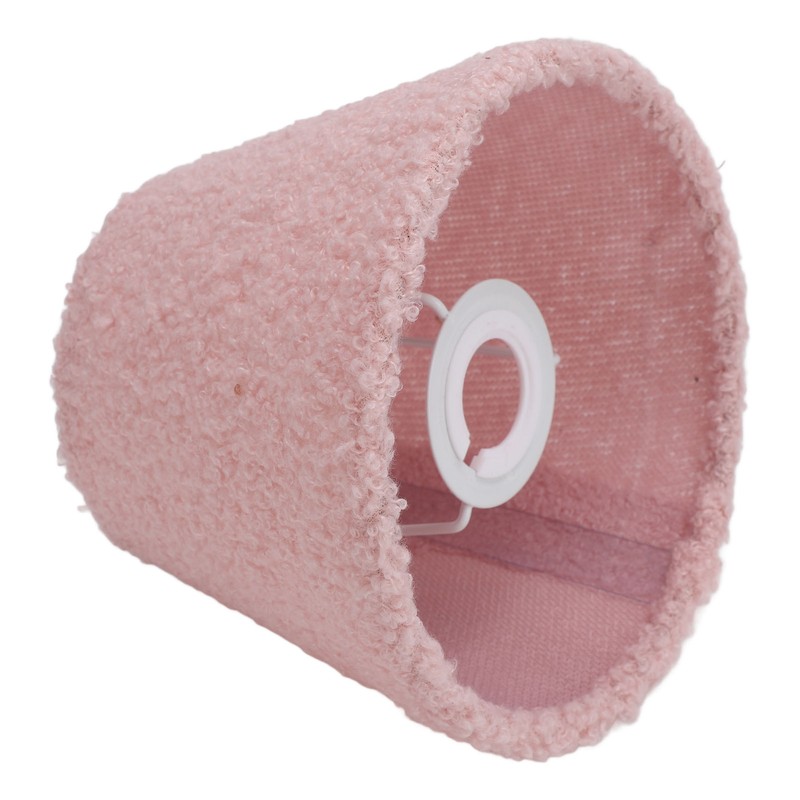 Plush Cloth Lamp Shade Replacement Decorative Soft Comfortable Cone Round