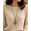 Vintage Owl Pocket Watch Necklace for Everyday Style – Opening
