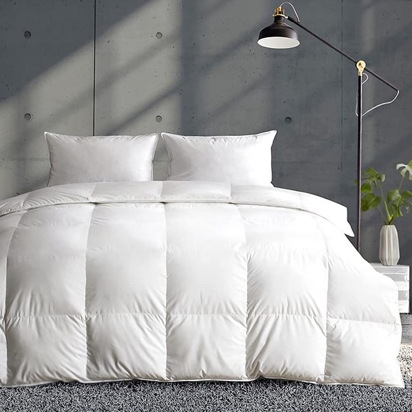 APSMILE Lightweight Feathers Down Comforter Full/Queen, Feathers Down Duvet for