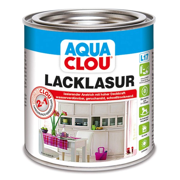 Aqua Combi-Clou Lacquer Glaze, 0.375 L, Pine Blonde