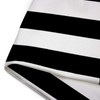 Emvency Throw Pillow Cover Horizontal Black and White Stripe Wide
