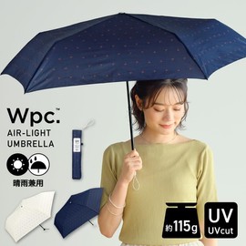 Wpc. AL02-024-002 Ultra Lightweight Rain Umbrella [Air-Light] Cherry Mini Off Folding Umbrella, Women's, 21.7 inches (55 cm), 4.5 oz (115 g), Stylish, Cute, For Work or School or Travel, Compact,
