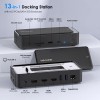 WAVLINK USB-C Docking Station 3 Monitors 100W PD w/ M.2