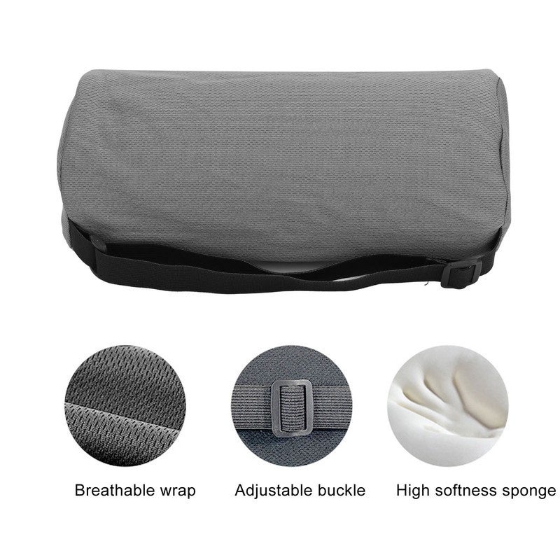 Lumbar Roll Pillow Multifunctional Memory Foam Back Roll Waist Support