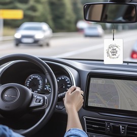 Mancheng-zi Home Sweet Home Air Freshener 3Pcs, House Warming Gifts New House Air Freshener Hanging for Cars Closet Drawer or Books, Farmhouse Rustic Car Accessories Mirror Decor for Women Men