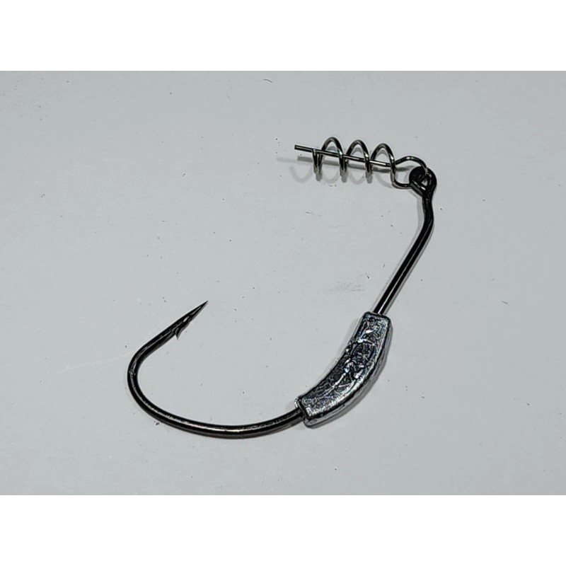 DS Custom Tackle Weighted Offset Worm Hooks w/ Twist lock