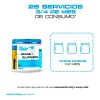 Suplemento Bcaas Glutamina 500g Sabores Naranja