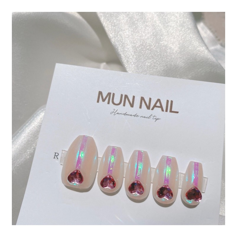 MunNail Heart Beam - Long Oval / MunNail 하트빔 -