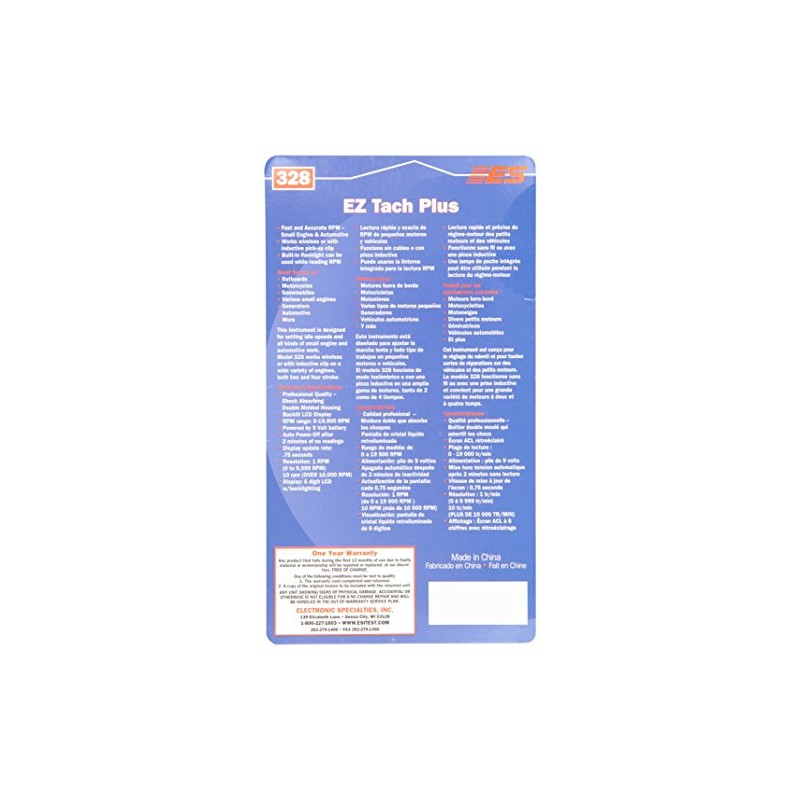 Electronic Specialties 328 EZ Tach Plus