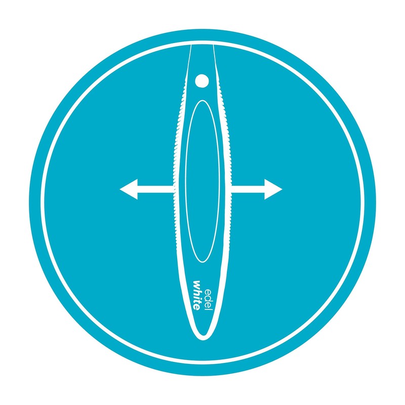 Edel+White ProOrtho UltraSoft Orthodontic Toothbrush with Anti-Stress Handle