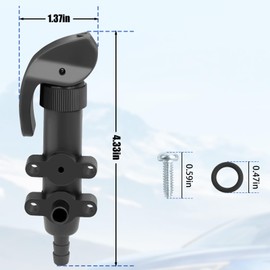 904-463 Fuel Drain Valve Kit for Dodge Ram 2500 & 3500 2000-2001, Compatible Whit 5015580AA 5015580AB 5015580AC ﻿