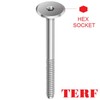 TERF® M8 X 100mm Joint Connector Bolts M8 (8mm) X