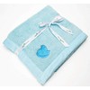 Peeps Chick Whisper Baby Blanket (Blue Chick)