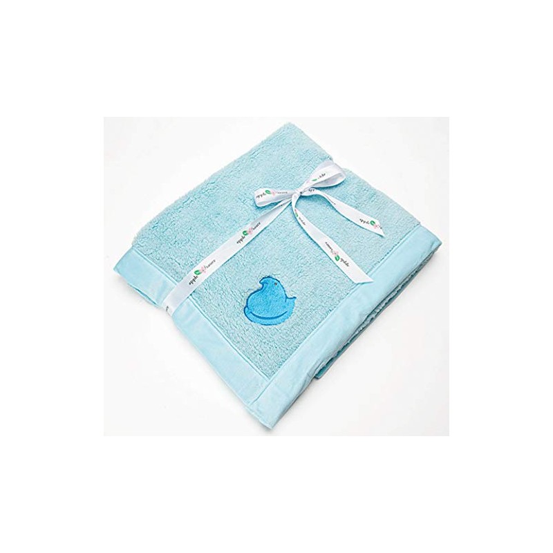 Peeps Chick Whisper Baby Blanket (Blue Chick)