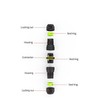 EVOGES IP68 Waterproof Outdoor Inline Cable Connector, 3 Pole, Ø3.5-10mm