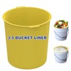 Dxmnoly 3.5 Gallon Silicone Bucket Liner - Reusable Mixing Liner