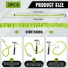 LEIFIDE 3 Pcs Tool Lanyard with Aluminum Screw Lock Buckle