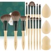 DUcare DUcare Makeup Brushes 14-piece Set with 3 Makeup Sponges,