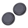 2PCS Lens Rear Caps ABS Plastic Snap On Lens Back