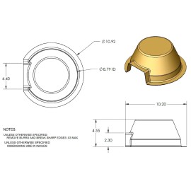 PolyPlanar 11" Speaker Back Cone Wire Cover Protector MA6600 MA6800 MA6900 MS150