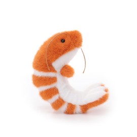 Apricot Lamb Lively Shrimp Stuffed Animals for Kids, Soft Cute Plush Toys for Baby Girl and Boy, 6 Inches