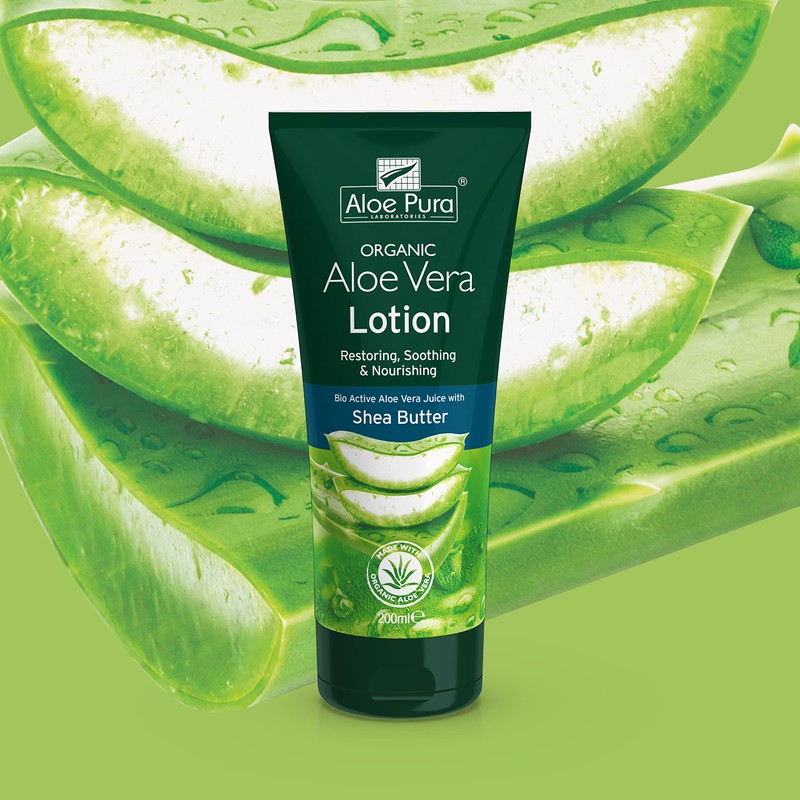Aloe Pura Oragnic Aloe Vera Lotion with Shea Butter and